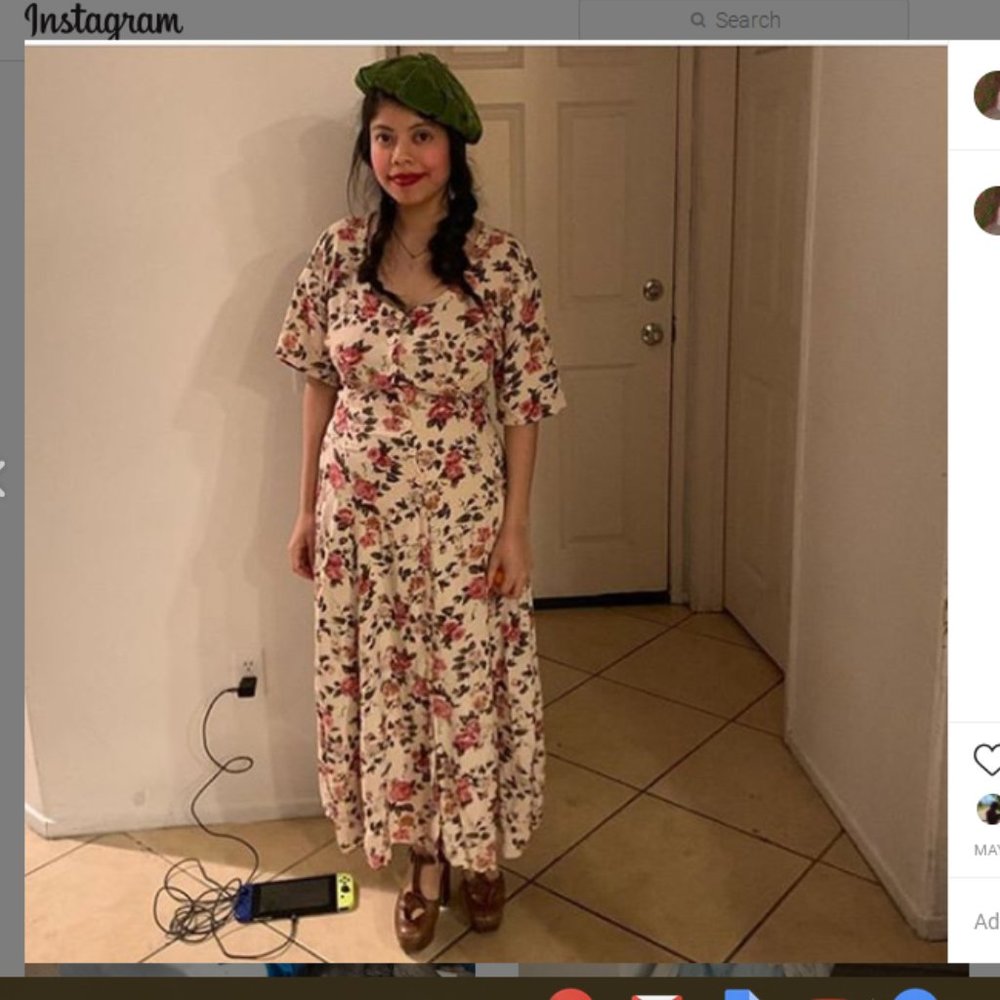 Vintage Prairie Dress - Picture 1 of 3